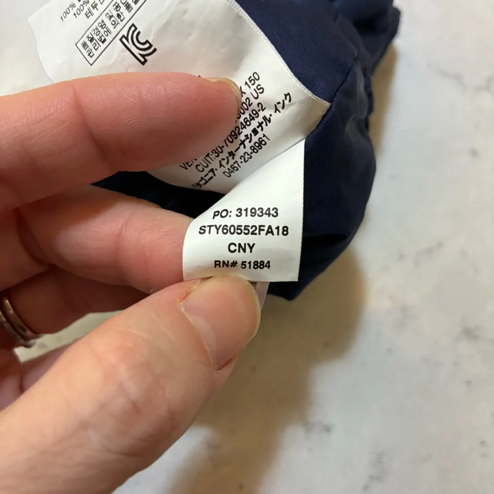 Patagonia Baby Puff Mittens in New Navy
